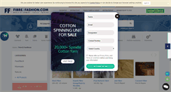 Desktop Screenshot of fibre.fibre2fashion.com