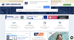 Desktop Screenshot of fibre2fashion.com