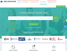 Tablet Screenshot of jobs.fibre2fashion.com