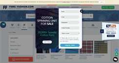 Desktop Screenshot of fabrics.fibre2fashion.com