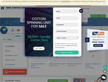 Tablet Screenshot of fabrics.fibre2fashion.com