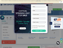 Tablet Screenshot of garment.fibre2fashion.com